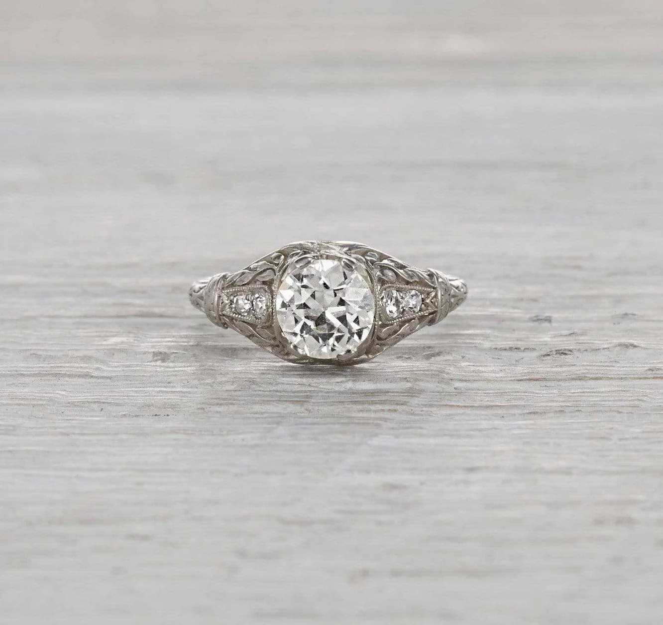 1.30 Carat Edwardian Engagement Ring - Image 2
