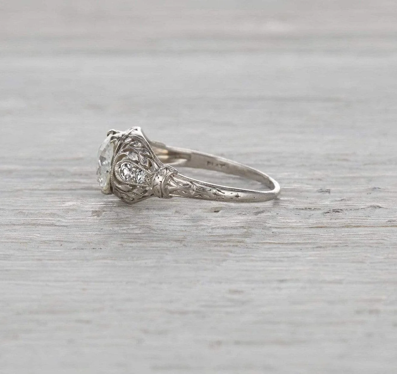 1.30 Carat Edwardian Engagement Ring - Image 3