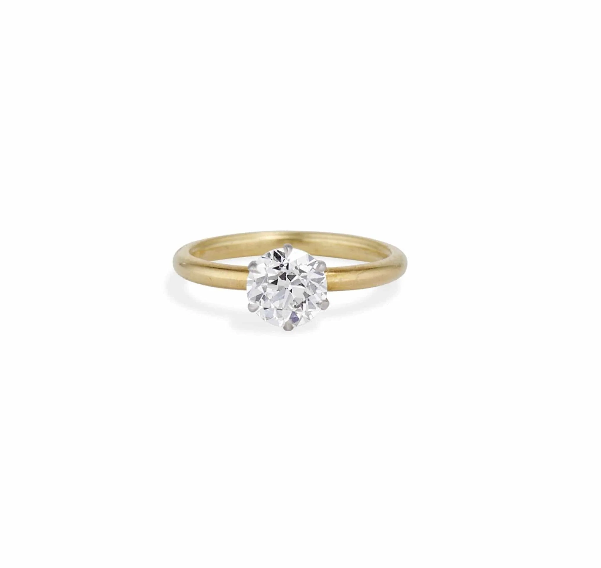 1930s Tiffany & Co 1.30 Carat Old European Cut Diamond Solitaire - Image 2