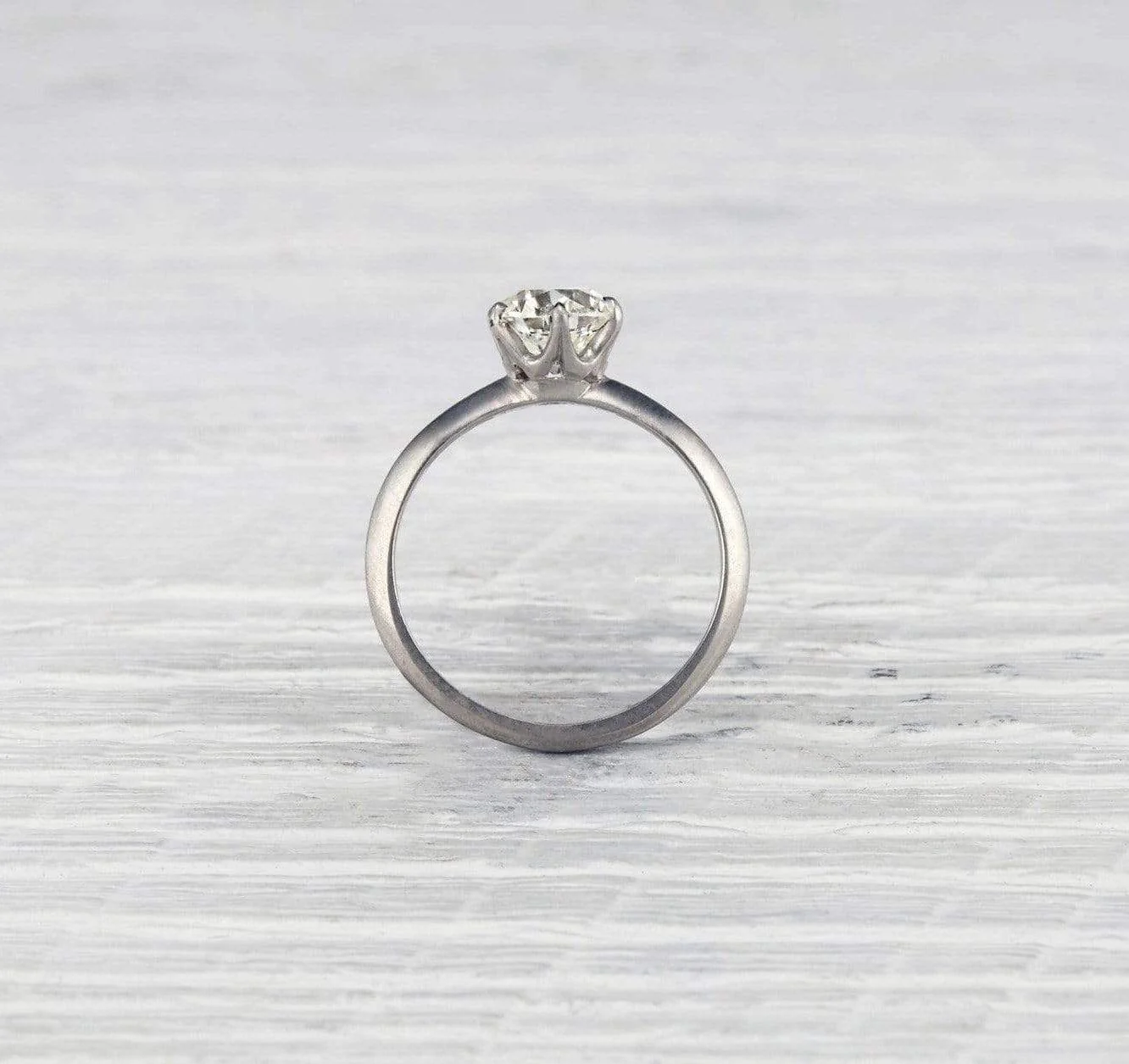 1.33 Carat Vintage Tiffany & Co. Engagement Ring - Image 4