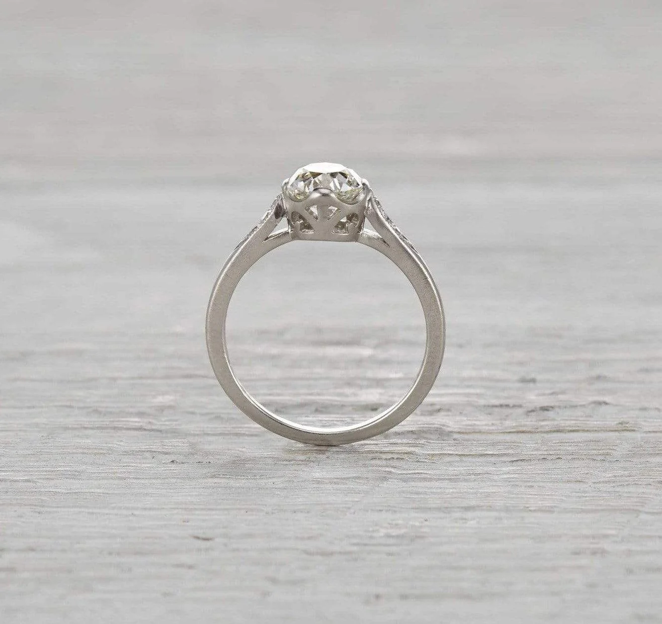 1.34 Carat Edwardian Engagement Ring - Image 4