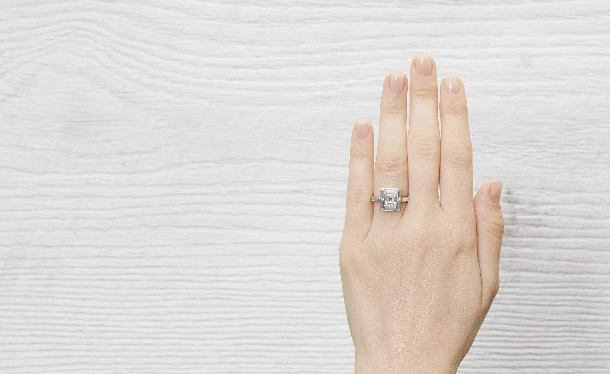 1.40 Carat Art Deco Diamond Engagement Ring - Image 5