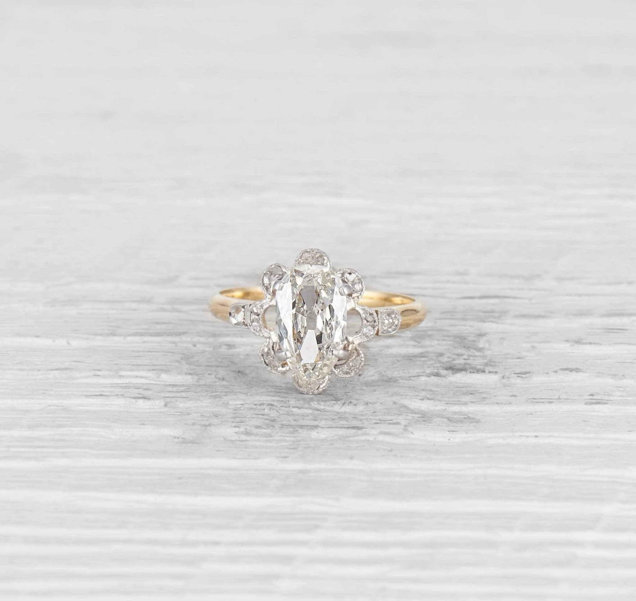 1.40 CARAT EDWARDIAN DIAMOND ENGAGEMENT RING - Image 2