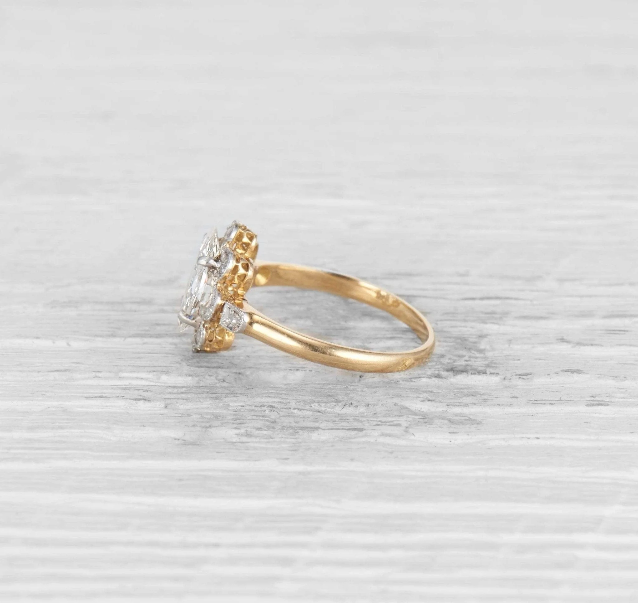 1.40 CARAT EDWARDIAN DIAMOND ENGAGEMENT RING - Image 3