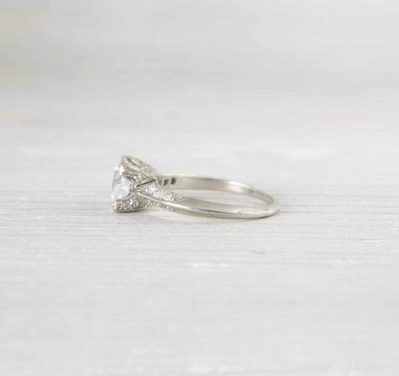 1.41 Carat Art Deco Engagement Ring - Image 3