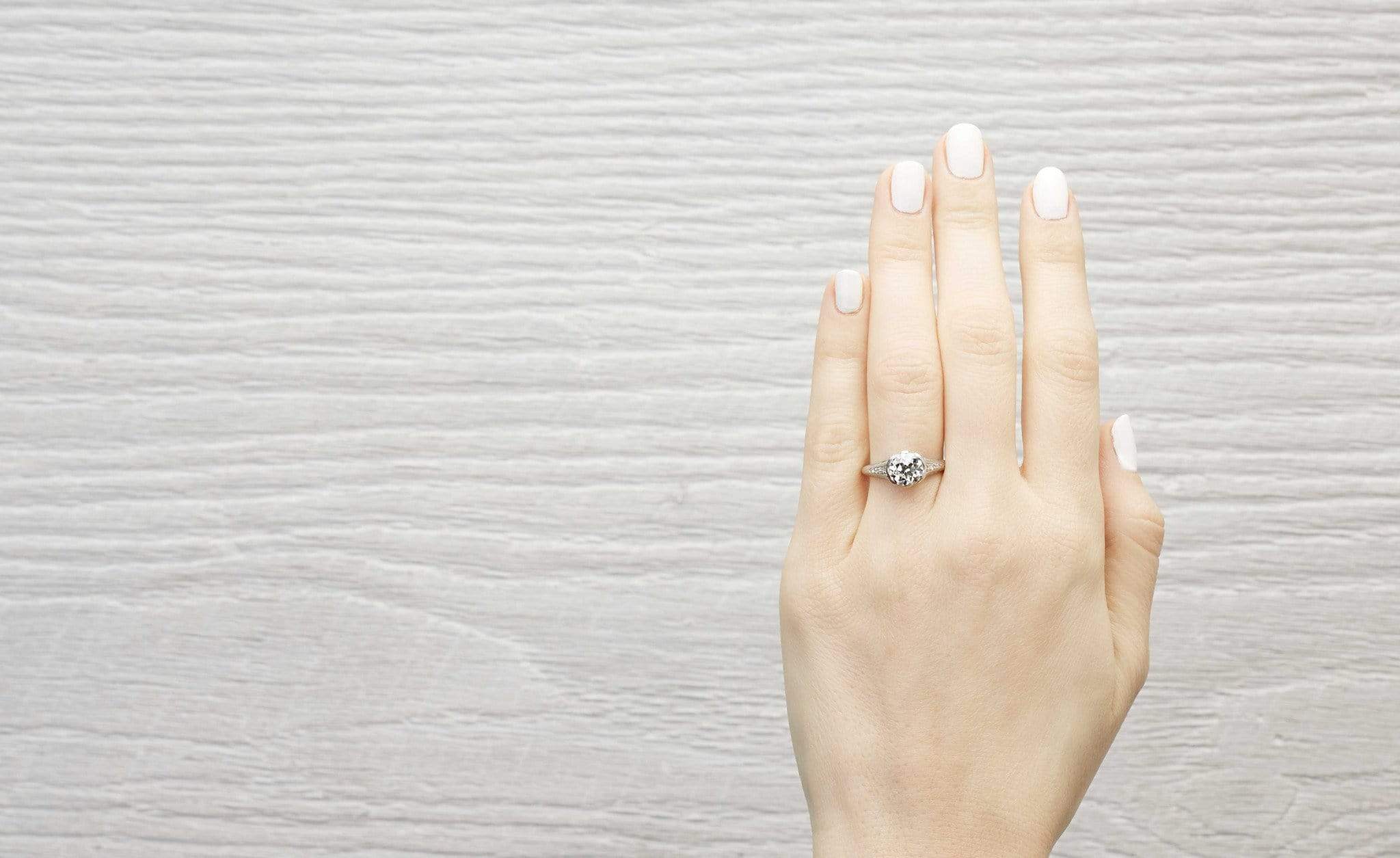 1.45 Carat Art Deco Engagement Ring - Image 5