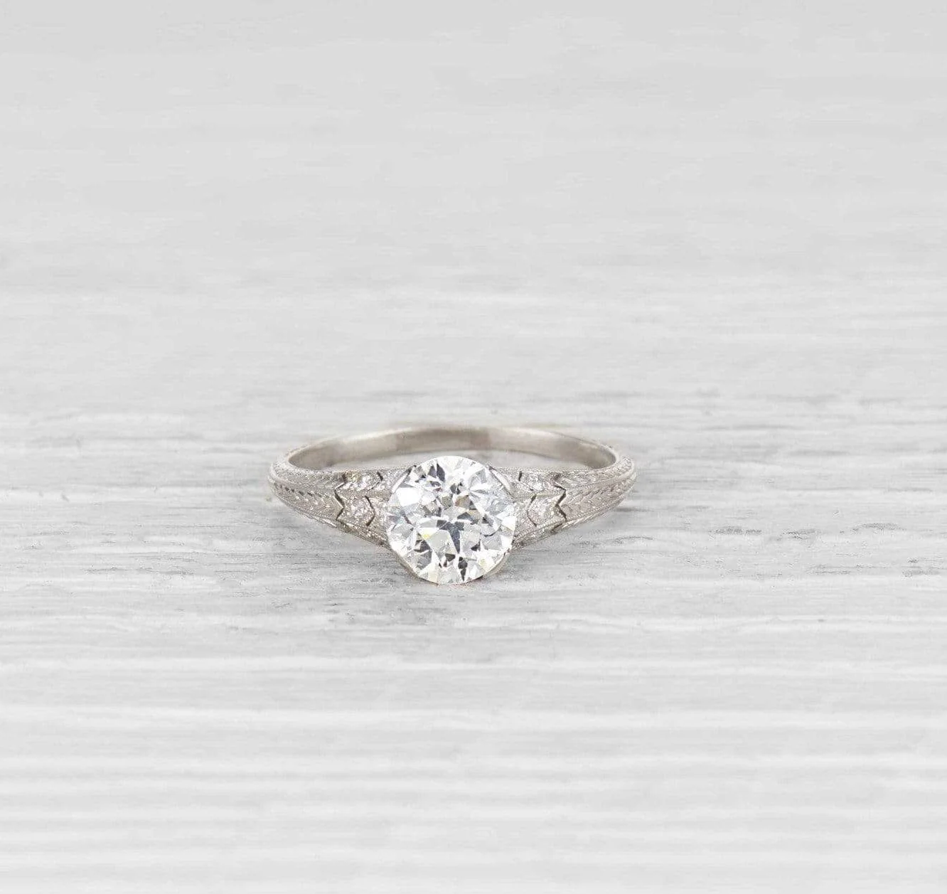 1.48 Carat Edwardian Engagement Ring - Image 2