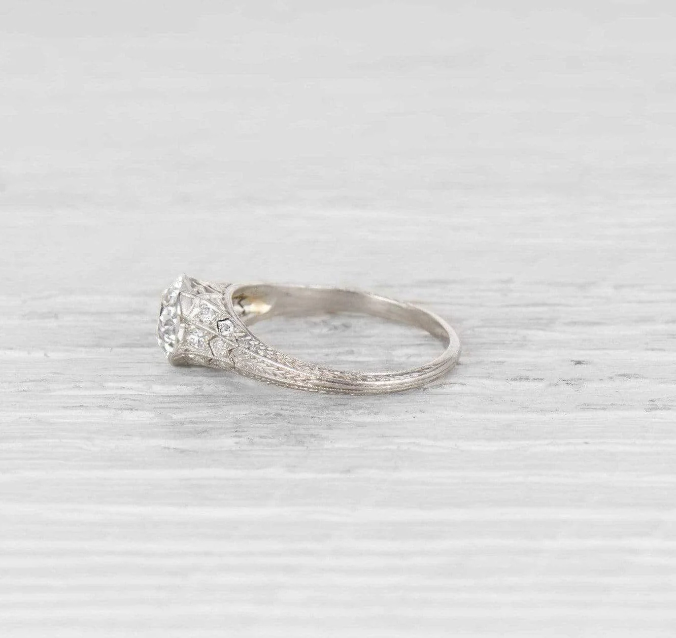 1.48 Carat Edwardian Engagement Ring - Image 3