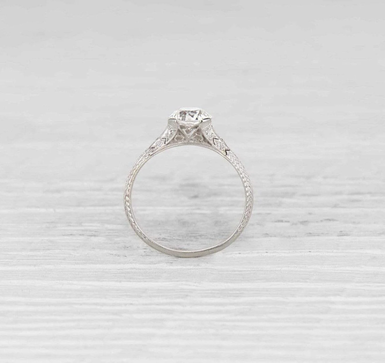 1.48 Carat Edwardian Engagement Ring - Image 4