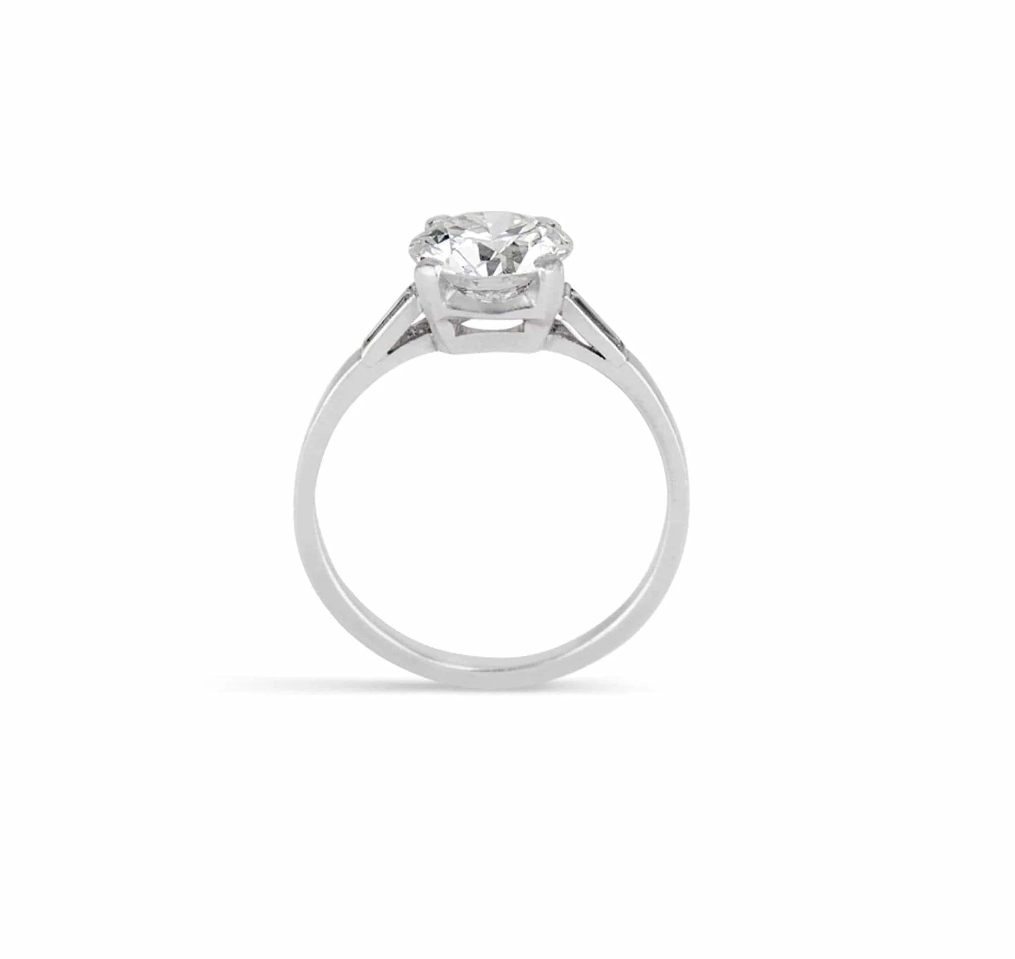1.51 Carat Art Deco Engagement Ring - Image 4
