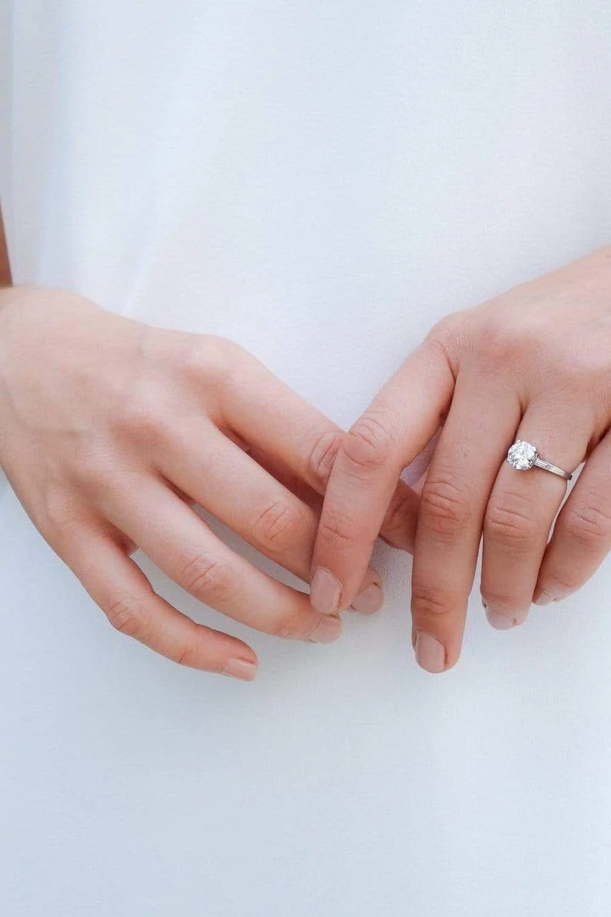 1.51 Carat Art Deco Engagement Ring - Image 5