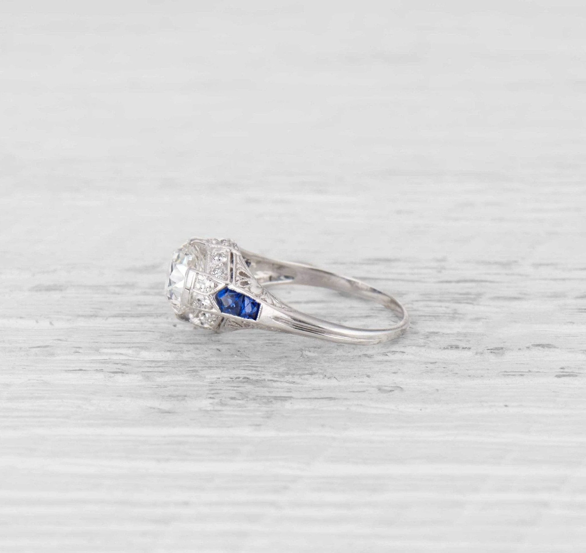 1.52 Carat Edwardian Diamond Engagement Ring - Image 3