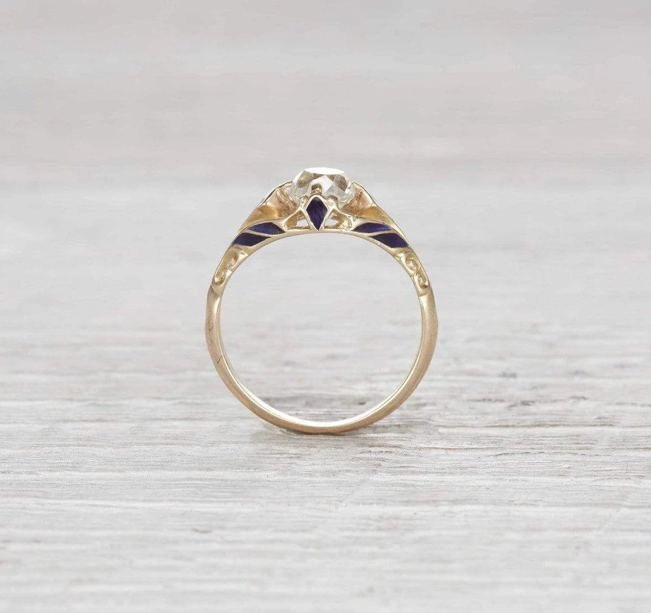 1.52 Carat Victorian Diamond Engagement Ring - Image 4