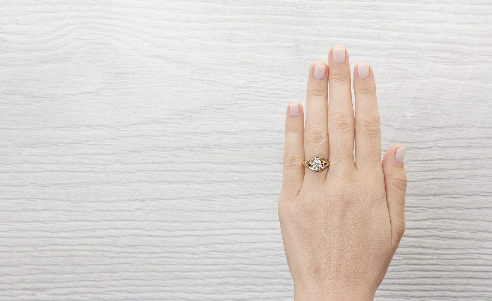 1.52 Carat Victorian Diamond Engagement Ring - Image 5