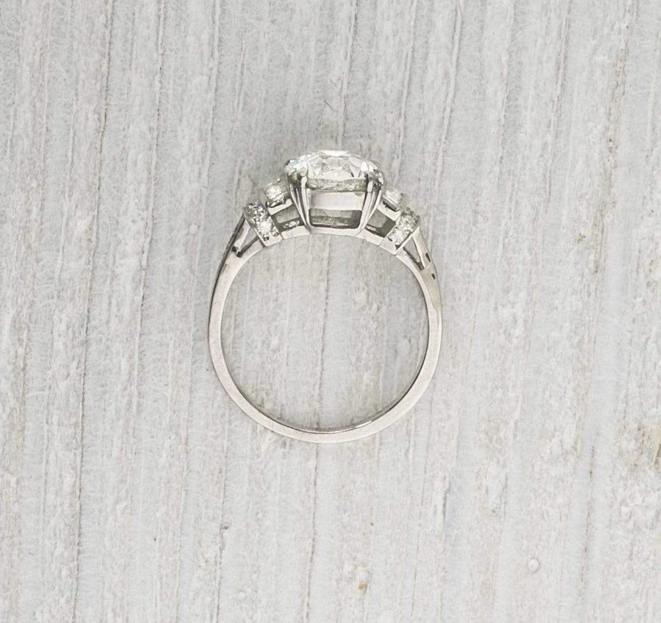 1.52 Carat Vintage Diamond Engagement Ring - Image 3