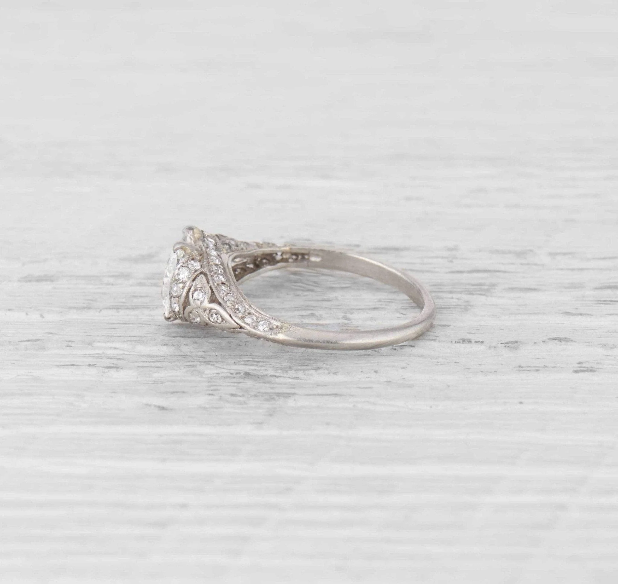 1.53 Carat Edwardian Diamond Engagement Ring - Image 3