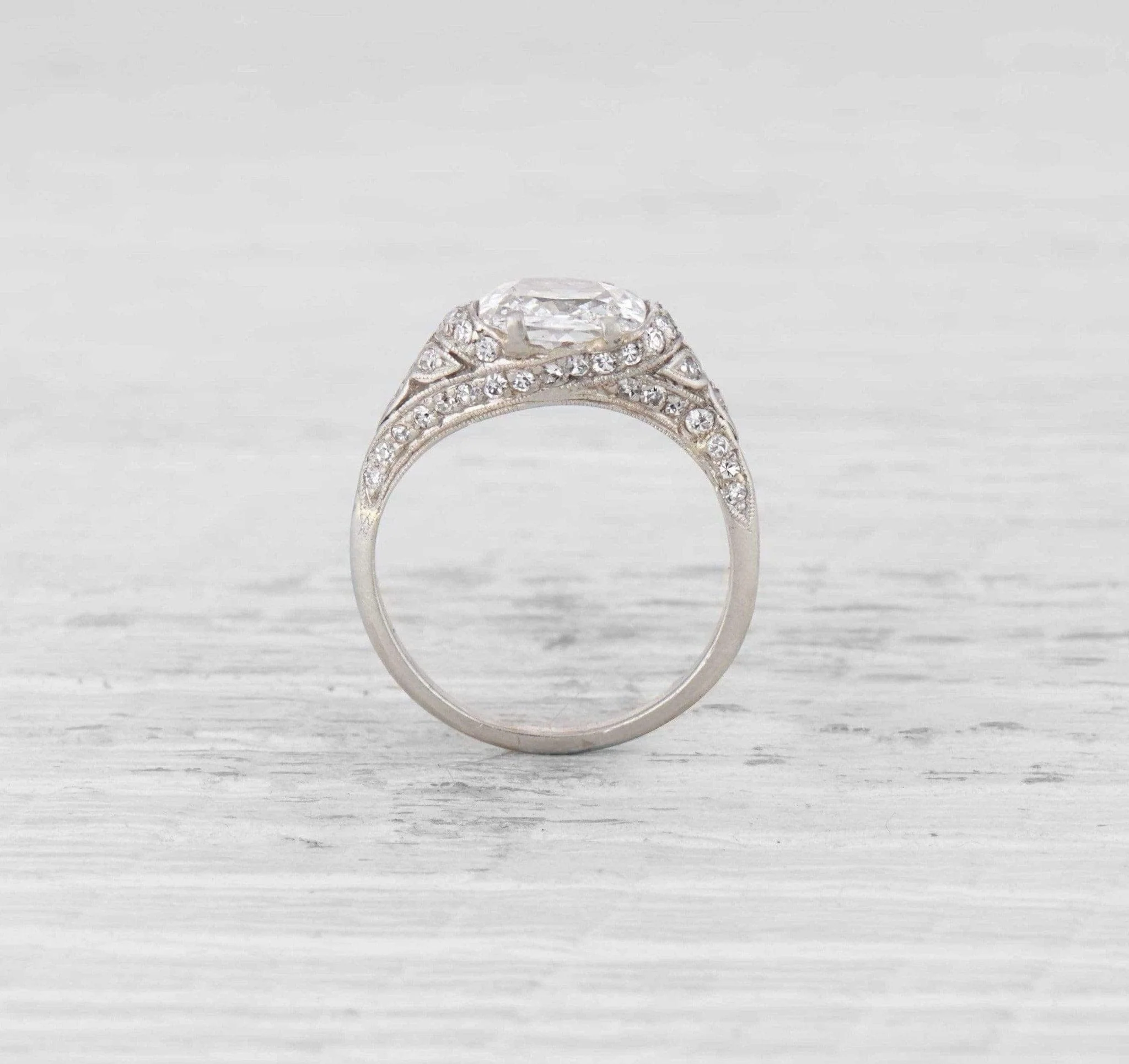 1.53 Carat Edwardian Diamond Engagement Ring - Image 4