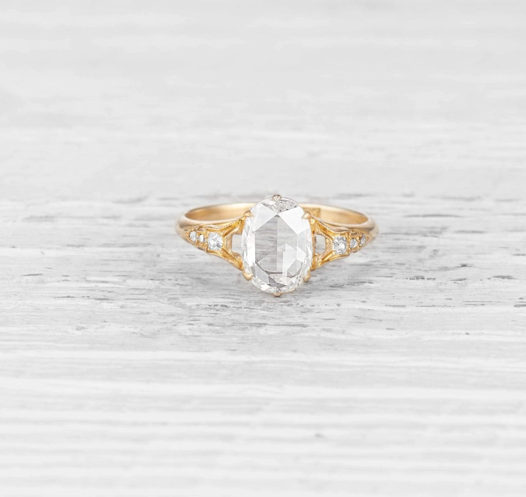1.53 CARAT VICTORIAN DIAMOND ENGAGEMENT RING - Image 2