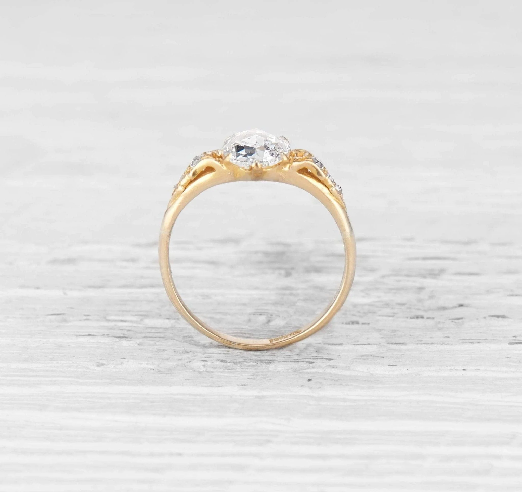 1.53 CARAT VICTORIAN DIAMOND ENGAGEMENT RING - Image 4