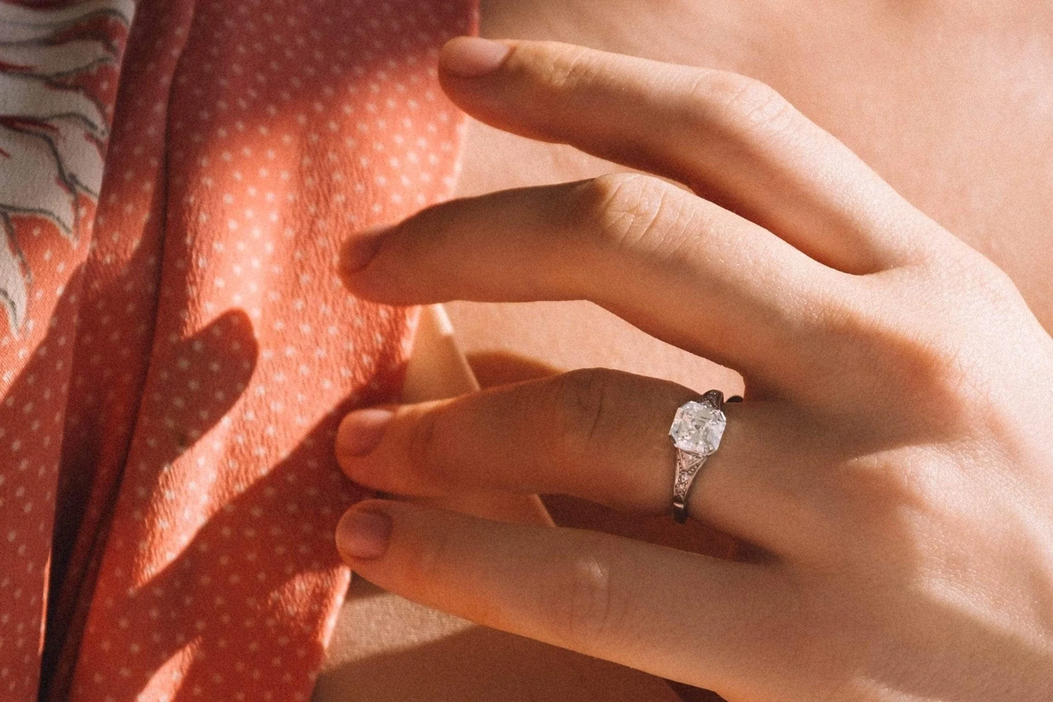 1.55 Carat Late Art Deco Diamond Engagement Ring - Image 6