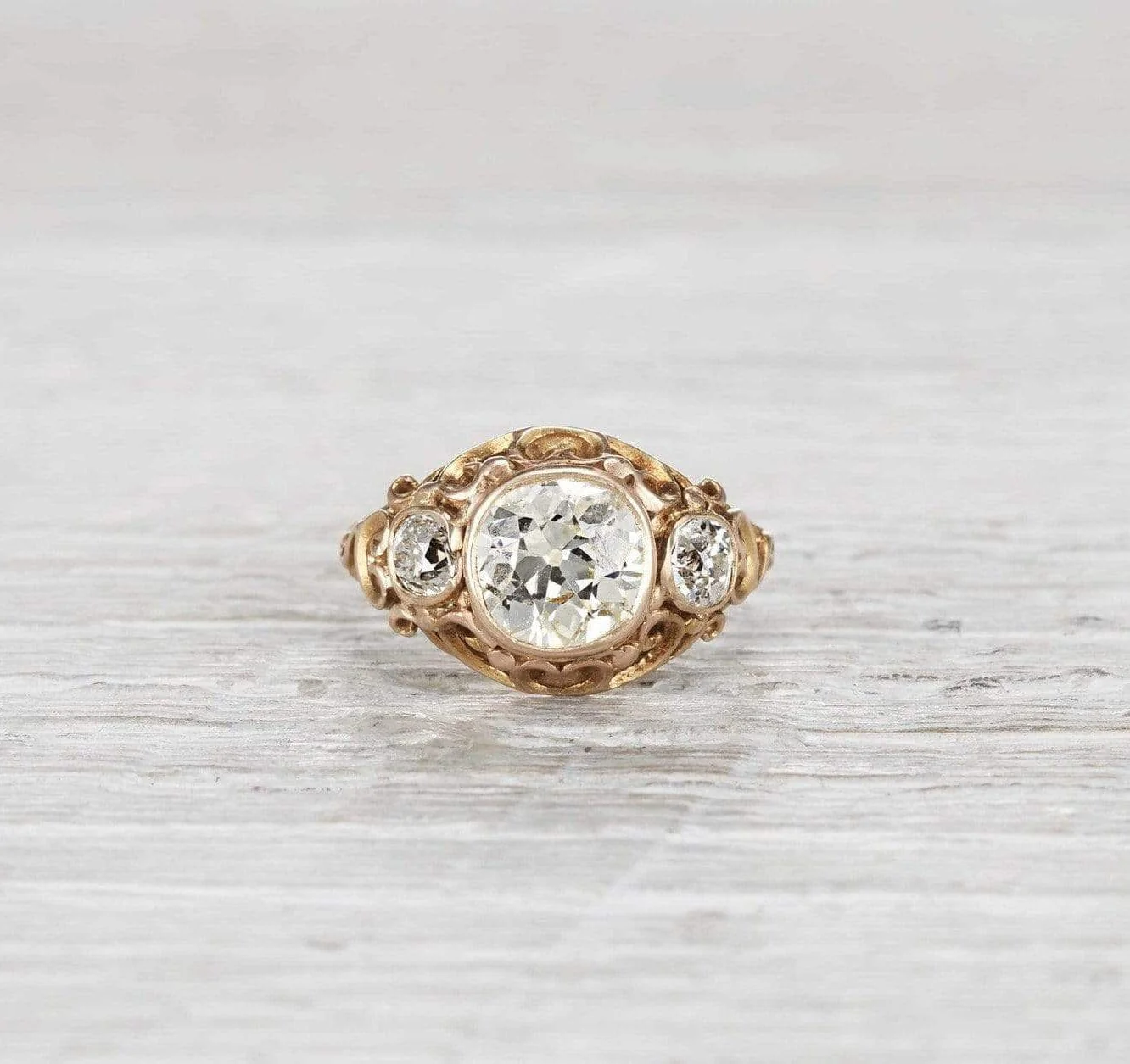 1.55 Carat Victorian Engagement Ring - Image 2
