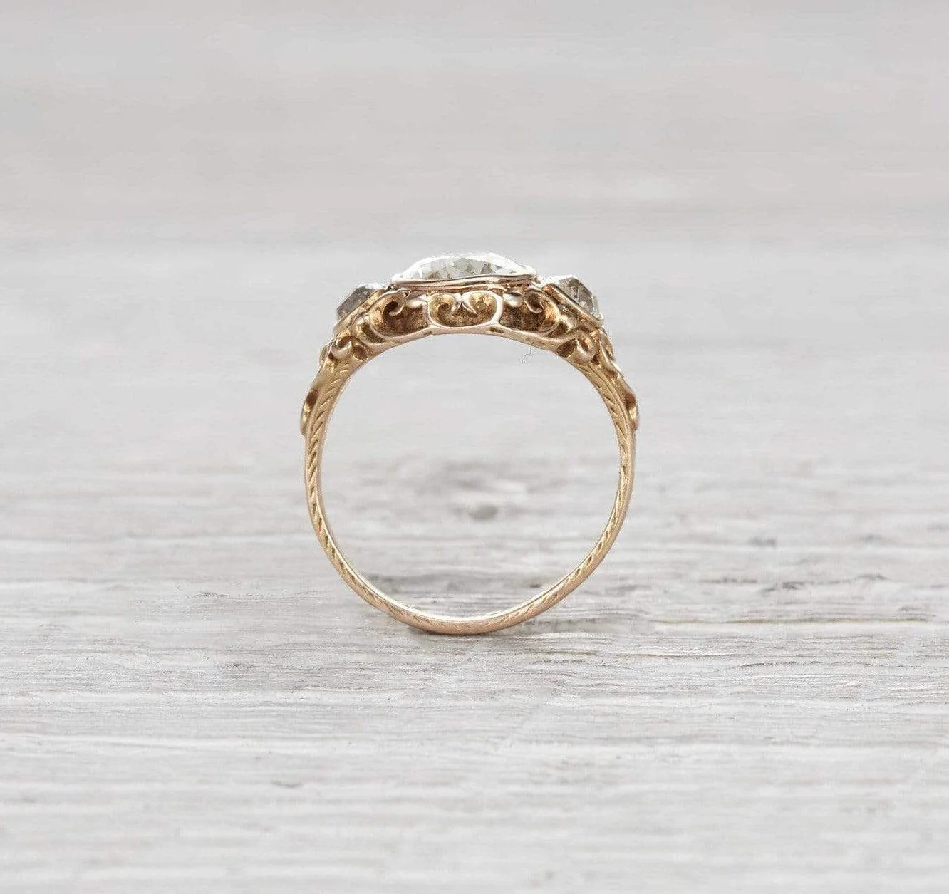 1.55 Carat Victorian Engagement Ring - Image 4