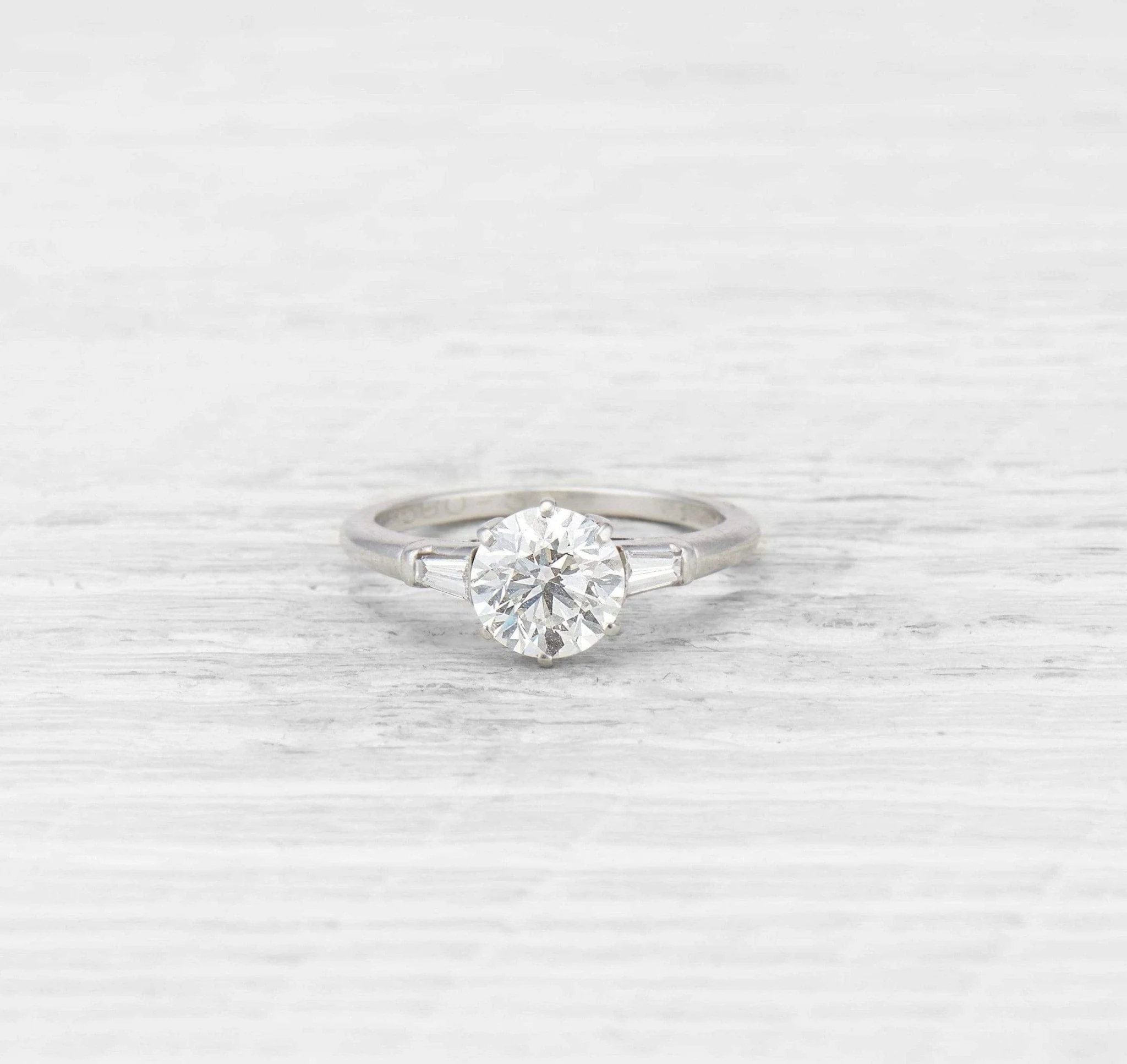 1.57 Carat Art Deco Tiffany & Co. Diamond Engagement Ring - Image 2