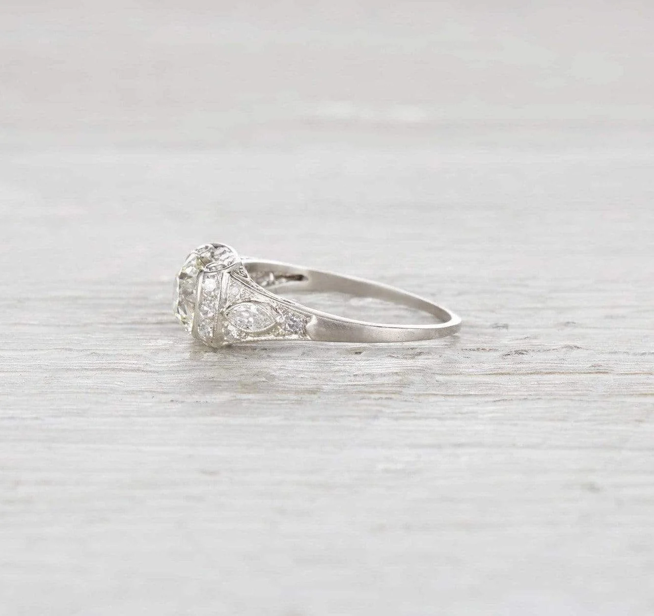 1.57 Carat Edwardian Engagement Ring - Image 3