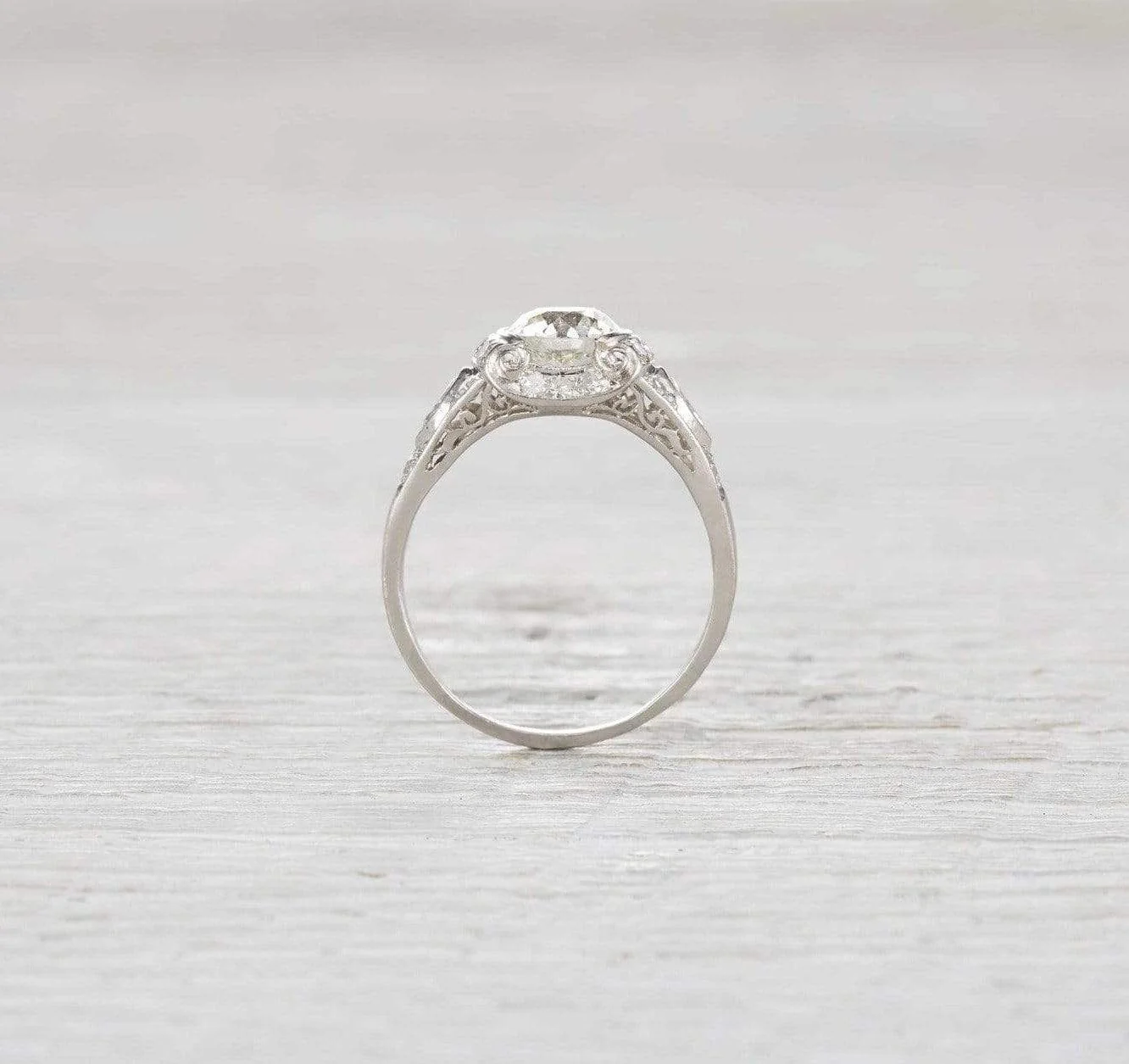 1.57 Carat Edwardian Engagement Ring - Image 4
