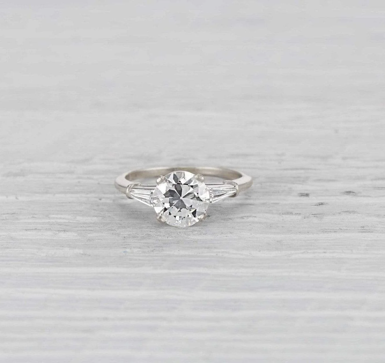 1.58 Carat Art Deco Bailey, Banks & Biddle Engagement Ring - Image 2