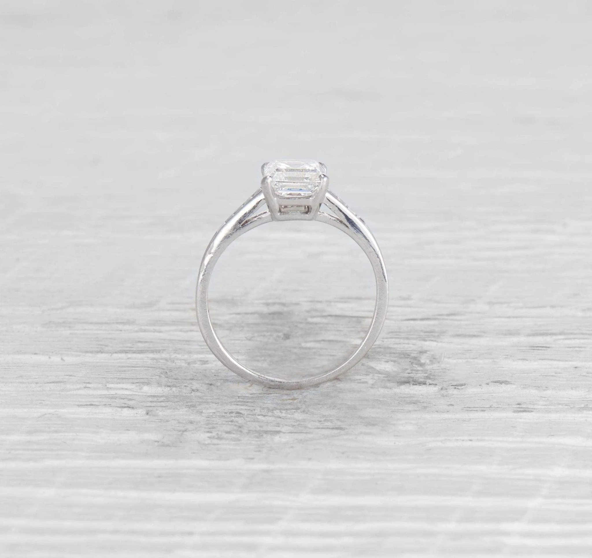 1.59 ART DECO TIFFANY & CO. DIAMOND ENGAGEMENT RING - Image 4