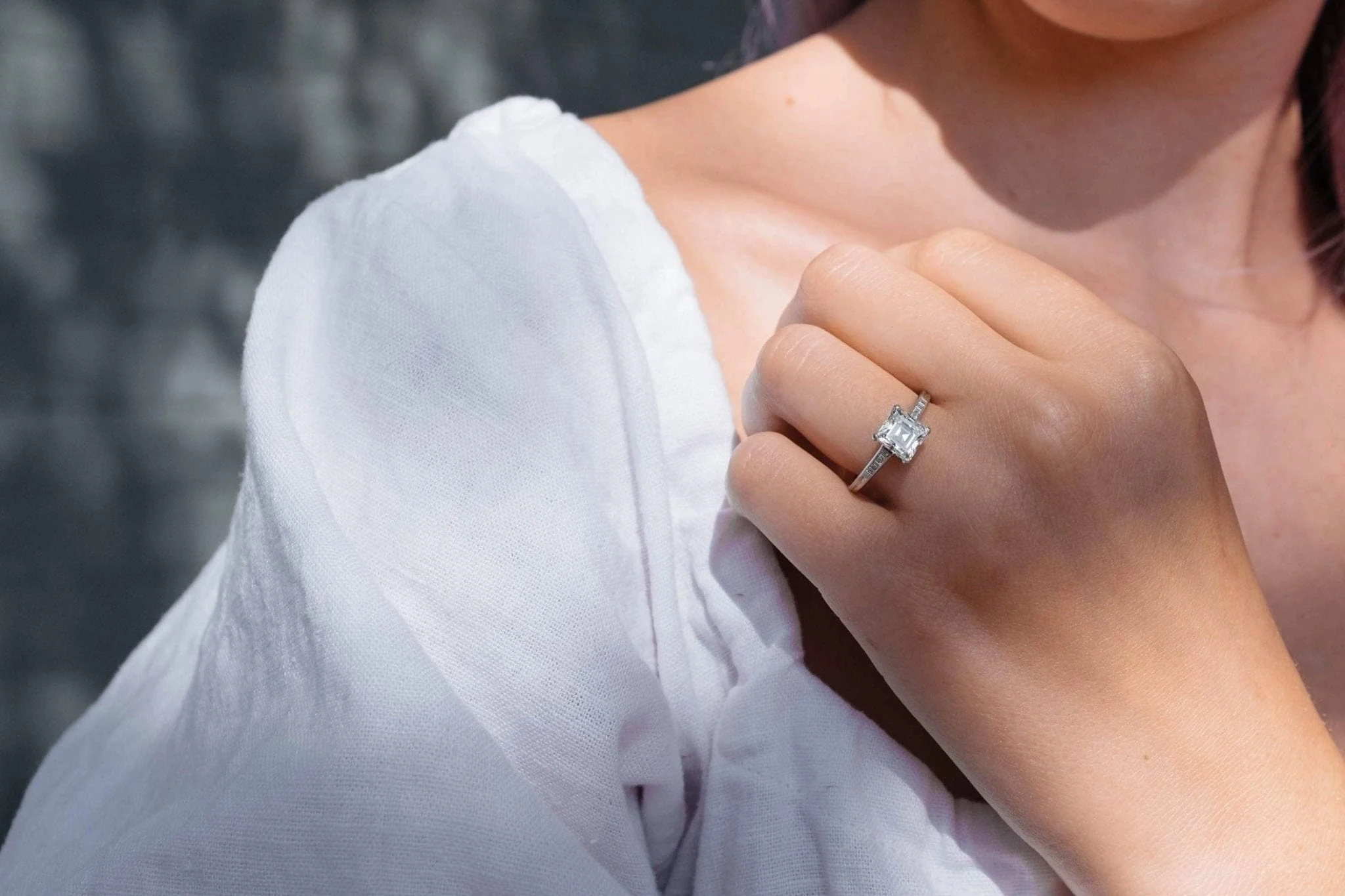 1.59 ART DECO TIFFANY & CO. DIAMOND ENGAGEMENT RING - Image 5