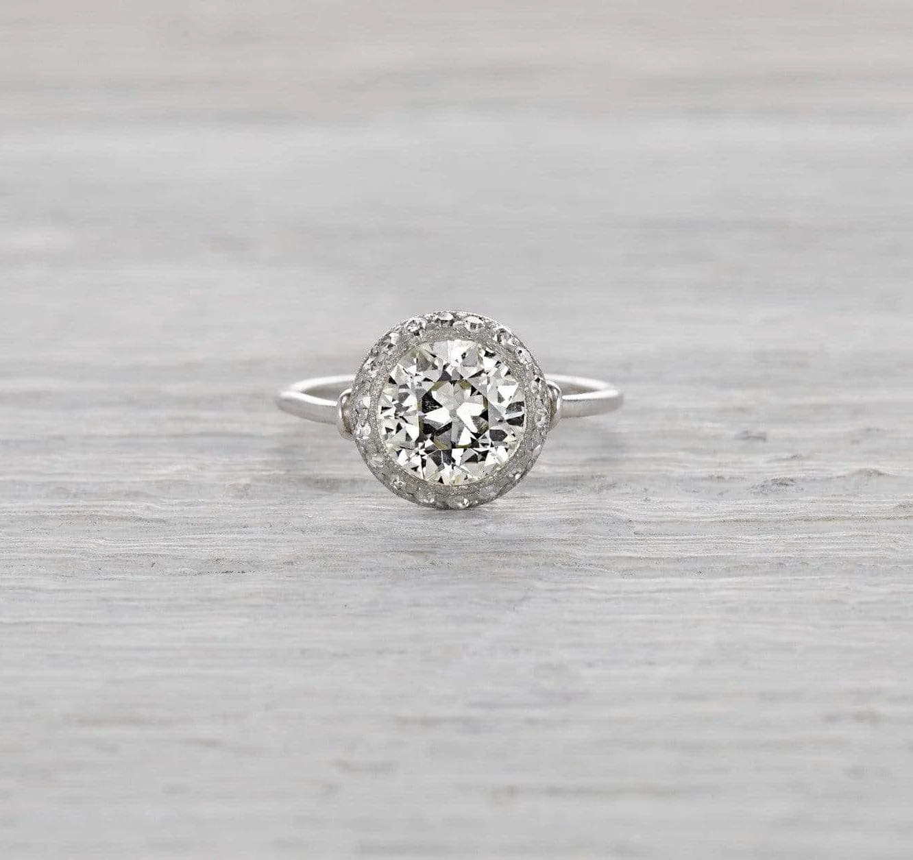 1.70 Carat Art Deco Engagement Ring - Image 2