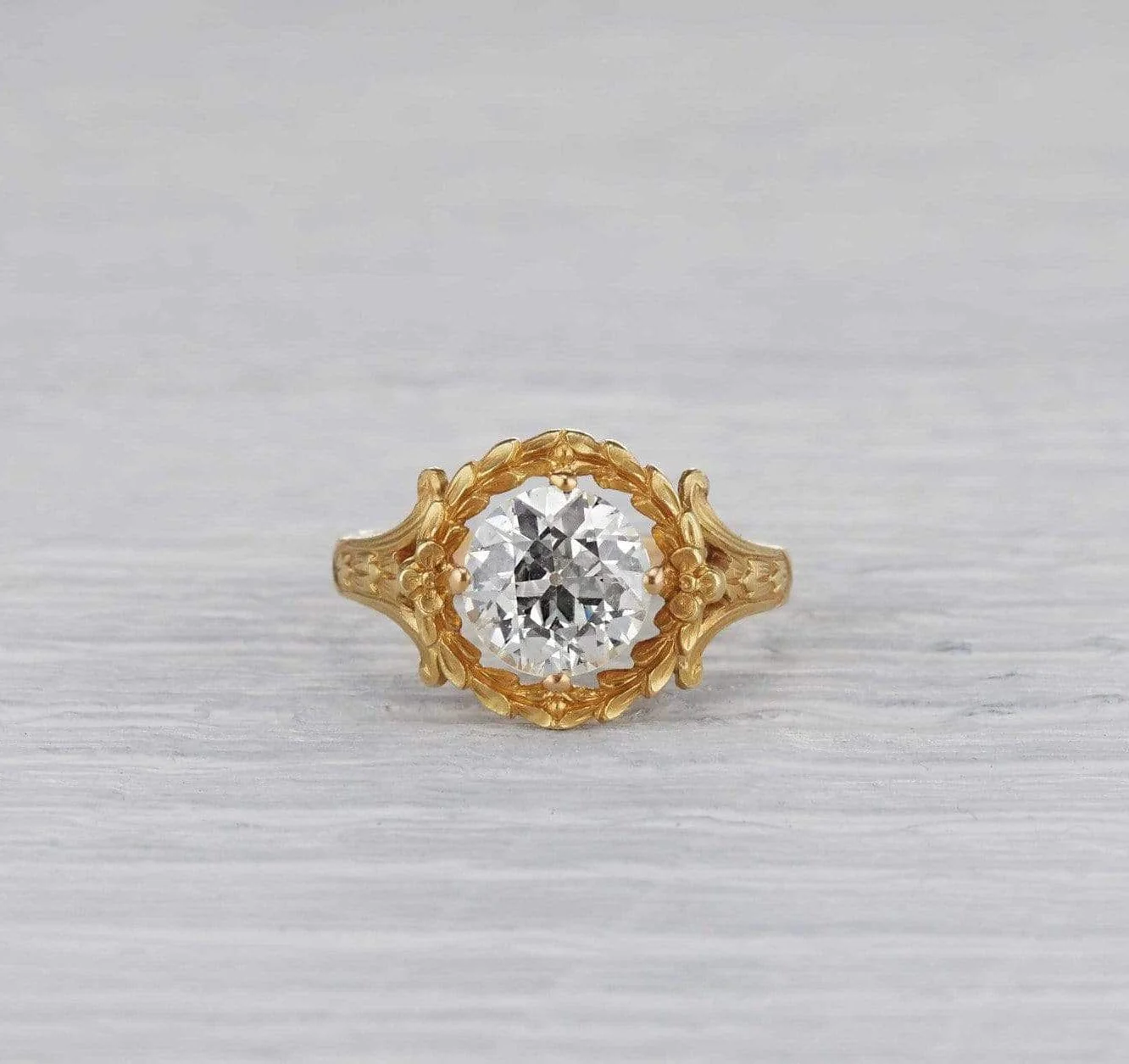 1.70 Carat Late Late Victorian Engagement Ring - Image 2