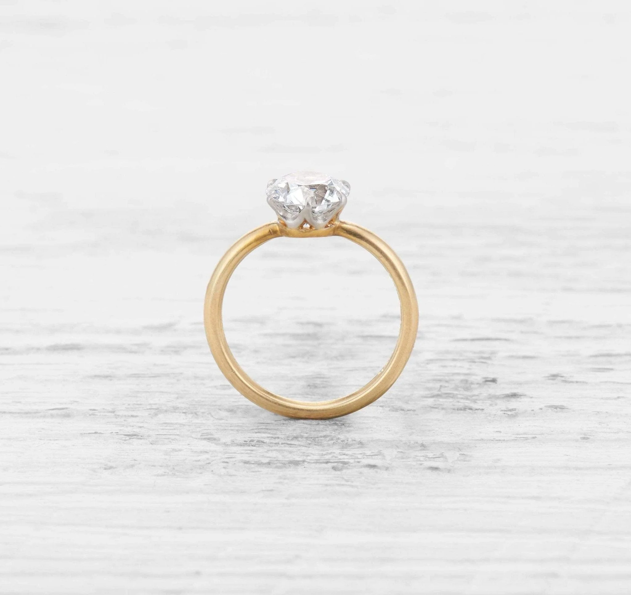1.70 TIFFANY & CO ANTIQUE SOLITAIRE ENGAGEMENT RING - Image 4