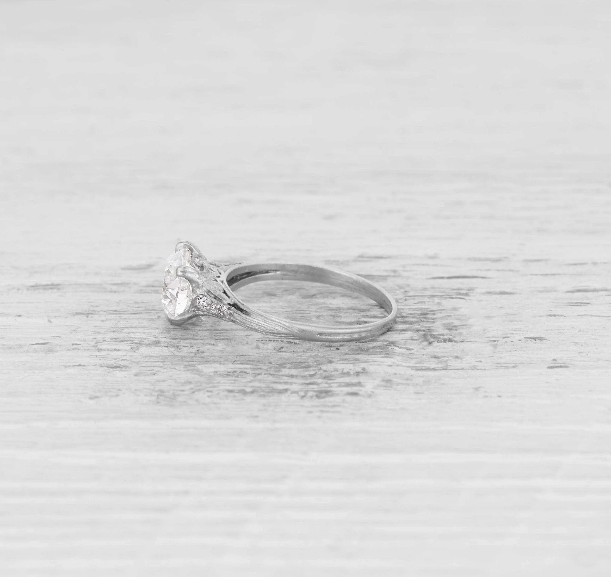 1.72 CARAT EDWARDIAN TIFFANY & CO DIAMOND ENGAGEMENT RING - Image 3