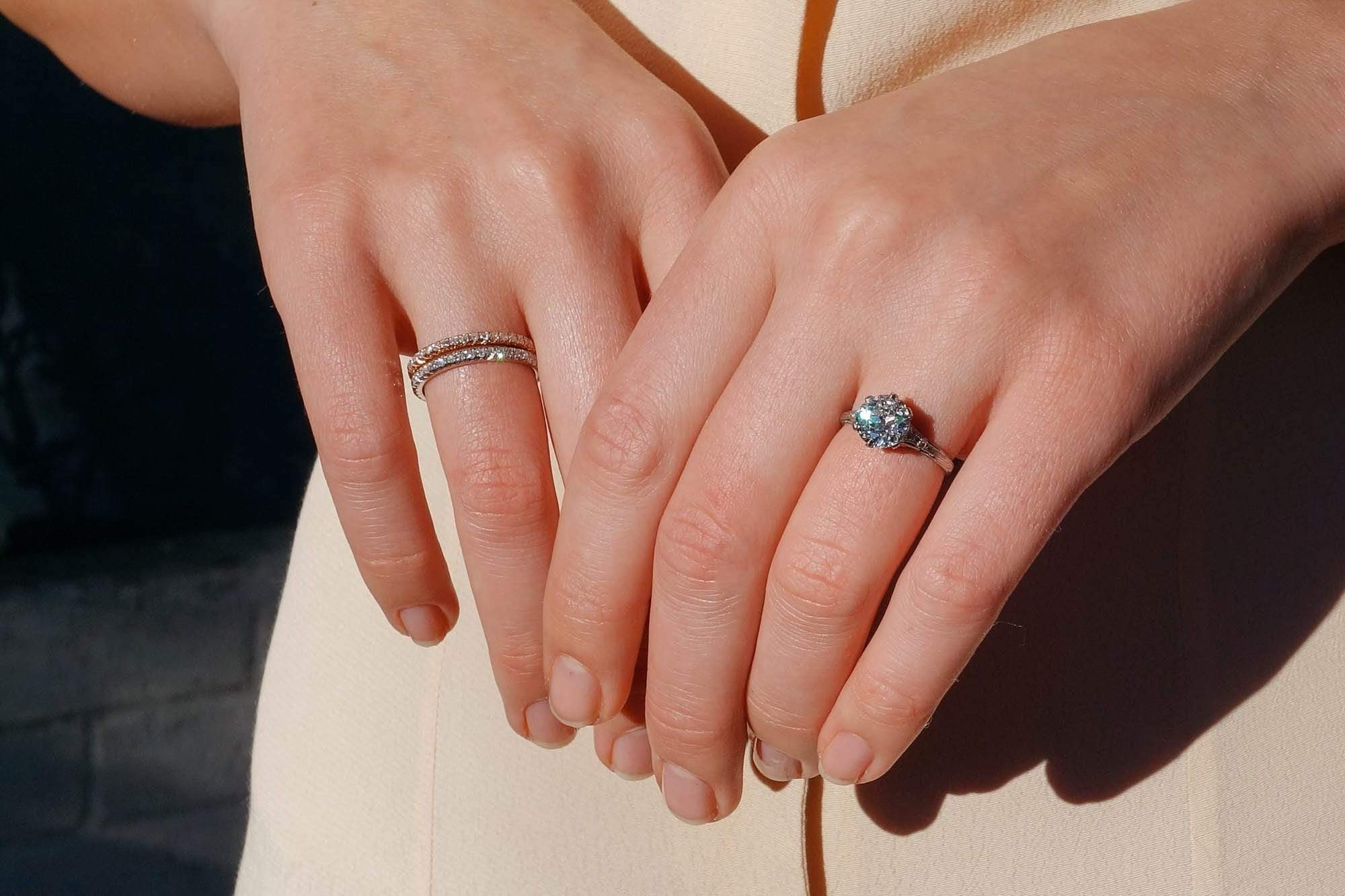 1.72 CARAT EDWARDIAN TIFFANY & CO DIAMOND ENGAGEMENT RING - Image 5