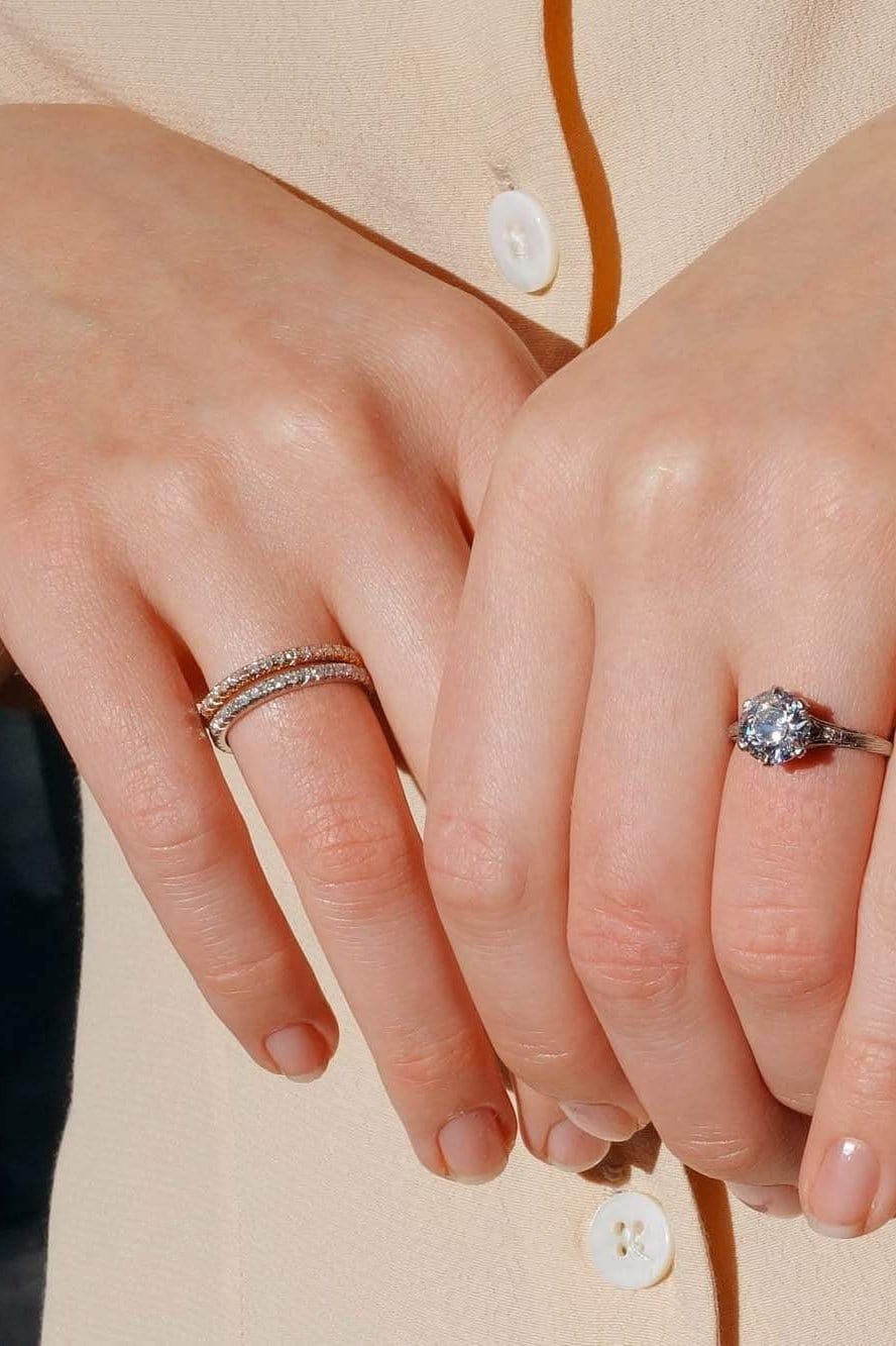 1.72 CARAT EDWARDIAN TIFFANY & CO DIAMOND ENGAGEMENT RING - Image 6