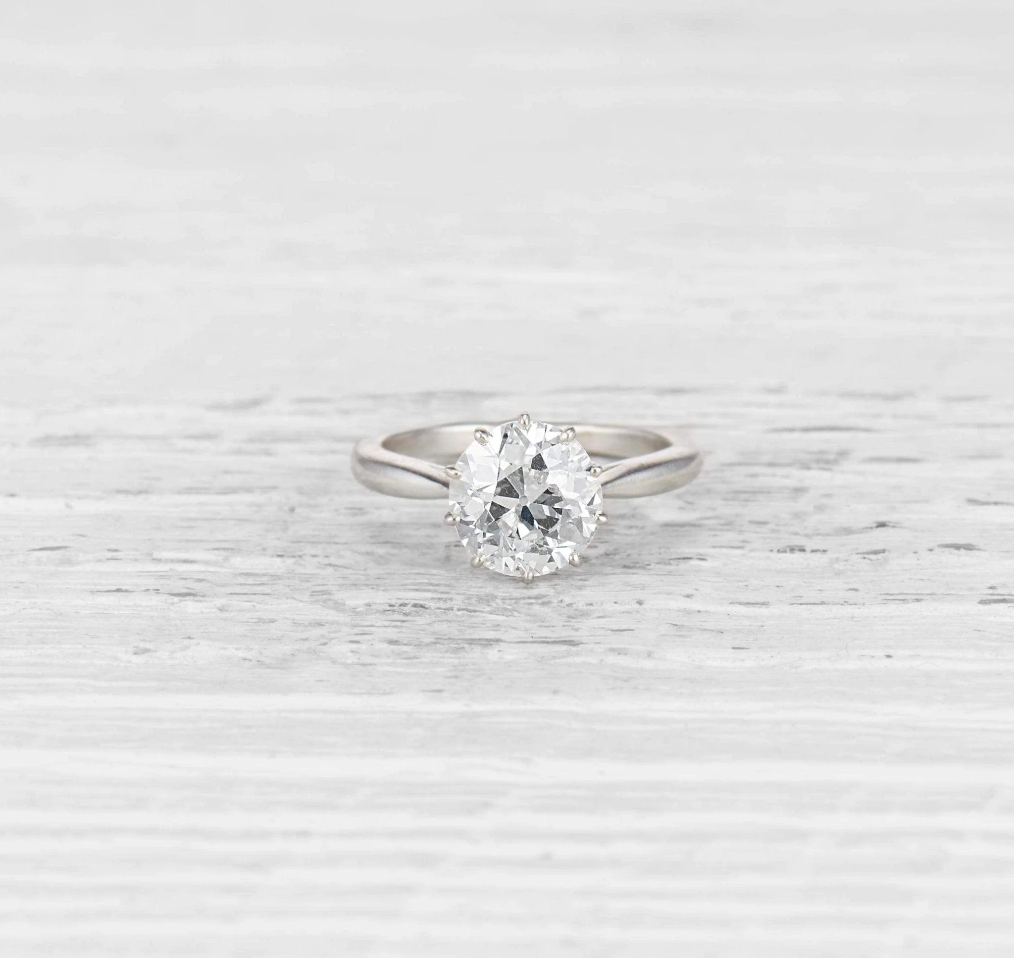 1.73 CARAT LATE EDWARDIAN TIFFANY & CO DIAMOND SOLITAIRE ENGAGEMENT RING - Image 2