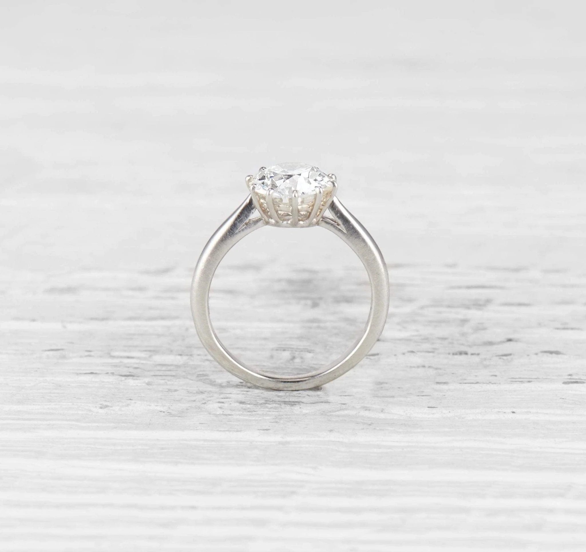 1.73 CARAT LATE EDWARDIAN TIFFANY & CO DIAMOND SOLITAIRE ENGAGEMENT RING - Image 3