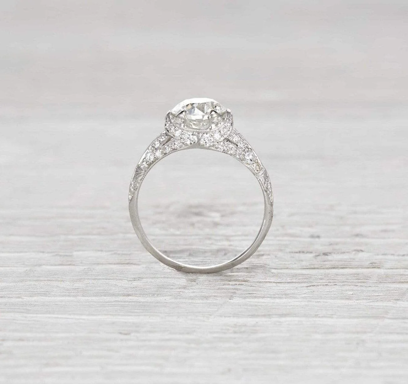 1.79 Carat Edwardian Engagement Ring - Image 3
