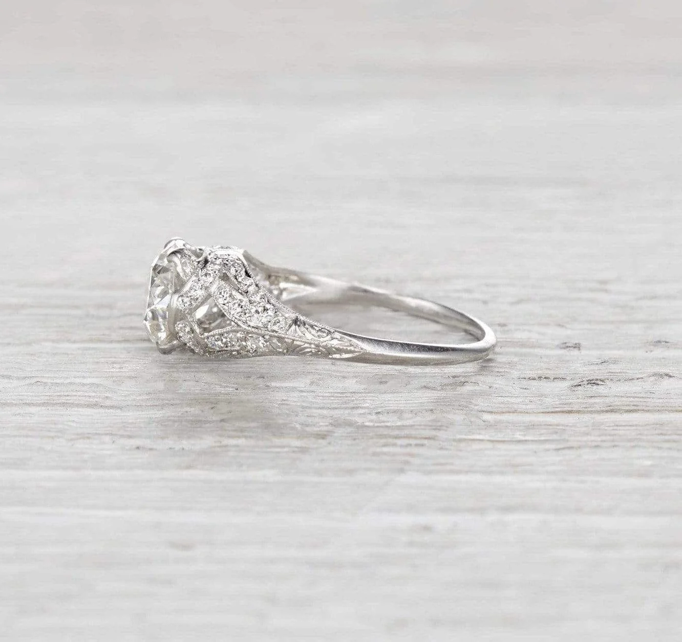 1.79 Carat Edwardian Engagement Ring - Image 4