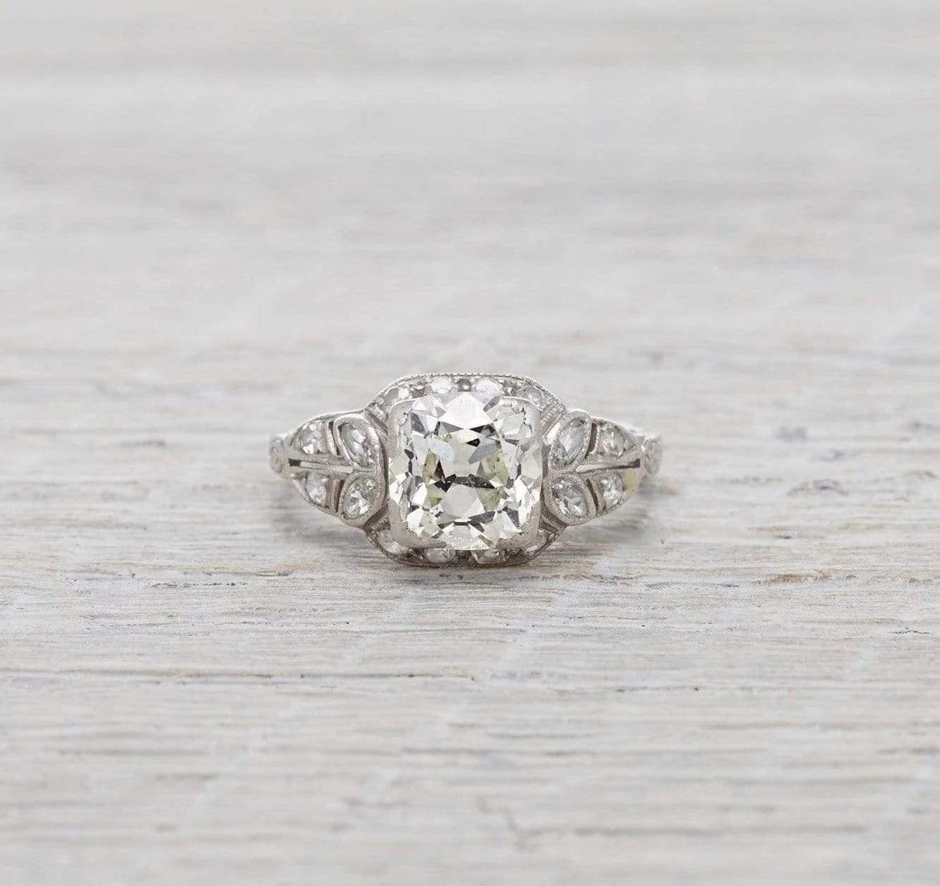 1.80 Carat Edwardian Engagement Ring - Image 2