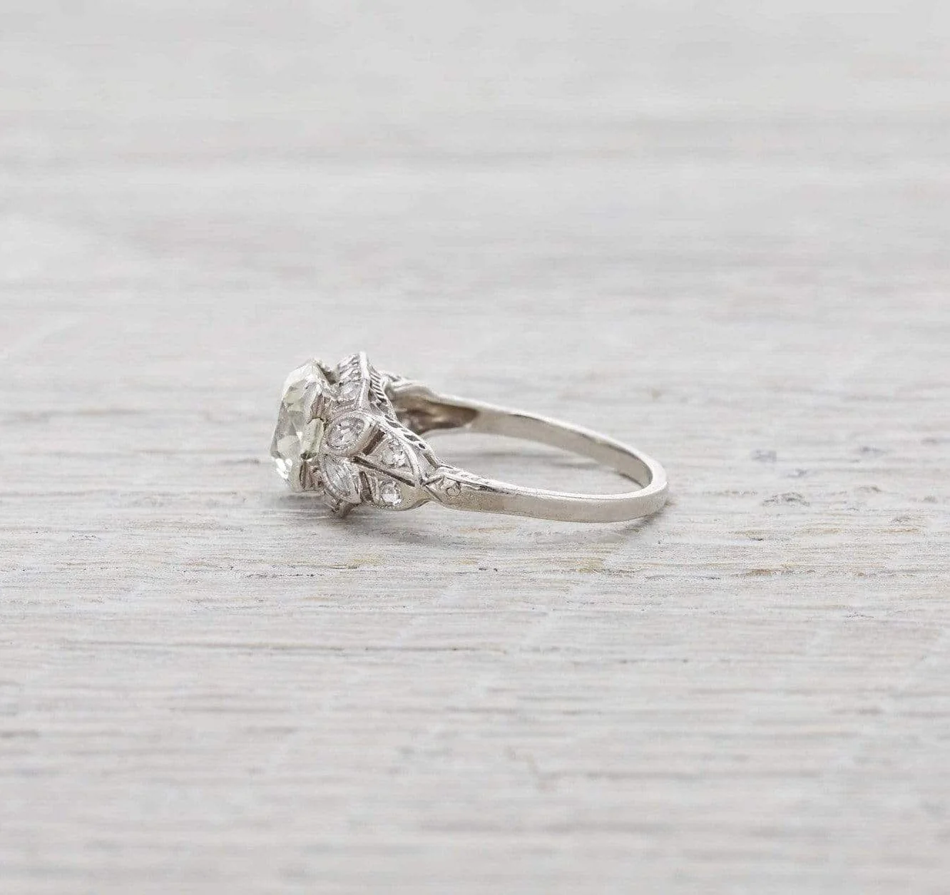 1.80 Carat Edwardian Engagement Ring - Image 3