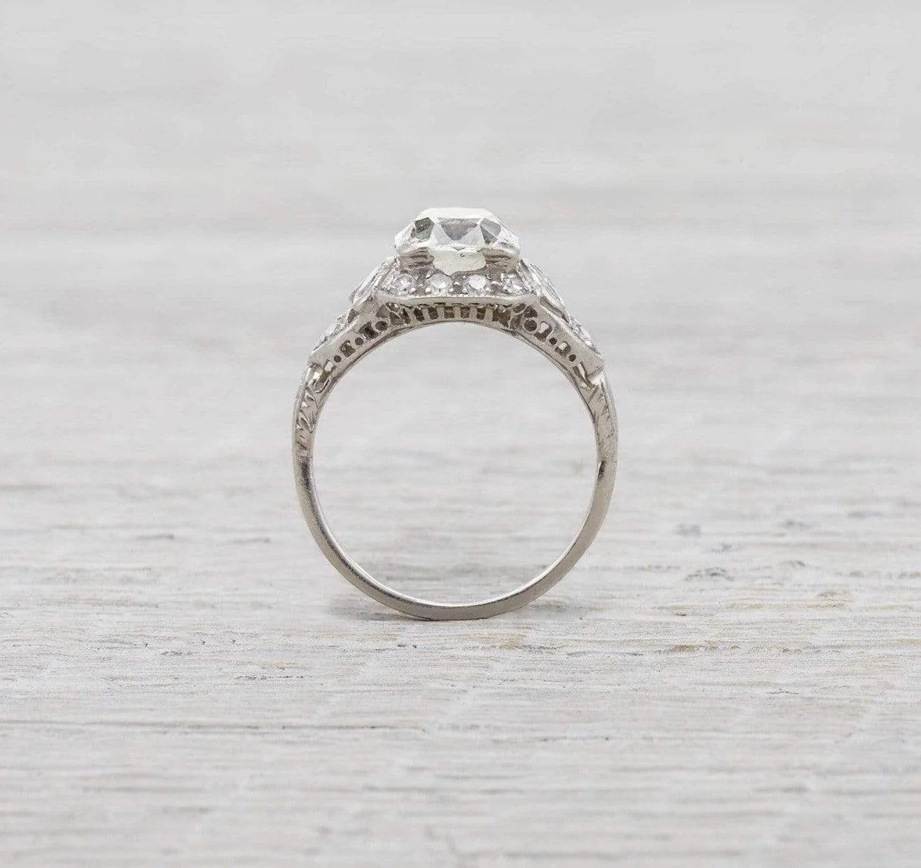 1.80 Carat Edwardian Engagement Ring - Image 4