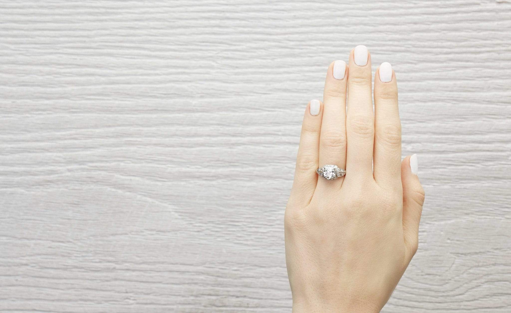 1.80 Carat Edwardian Engagement Ring - Image 5