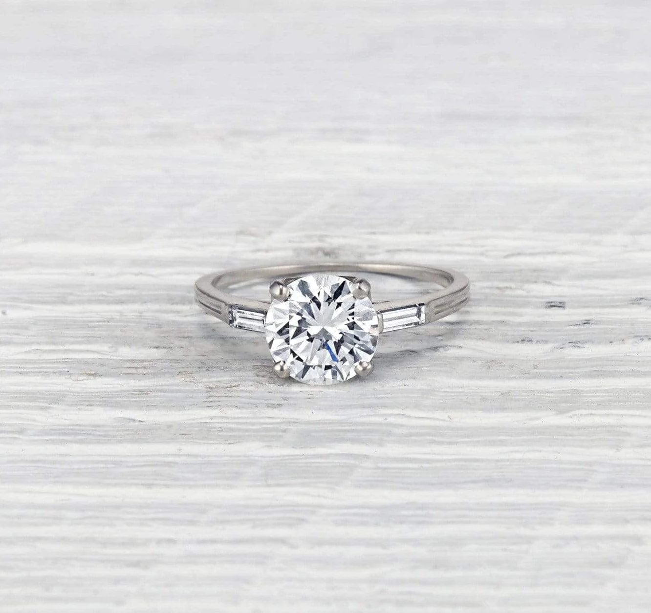 1.83 Carat Retro Tiffany & Co. Engagement Ring - Image 2