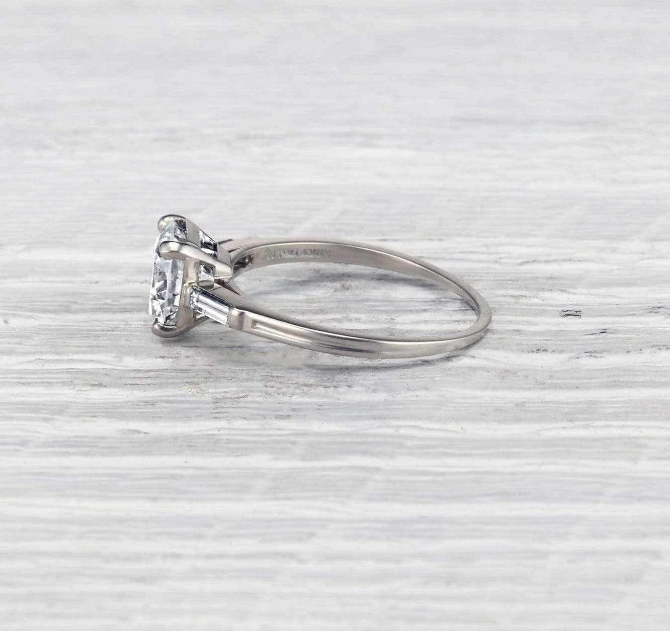 1.83 Carat Retro Tiffany & Co. Engagement Ring - Image 4