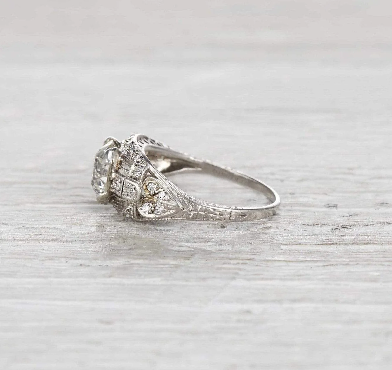 1.89 Carat Edwardian Engagement Ring - Image 3