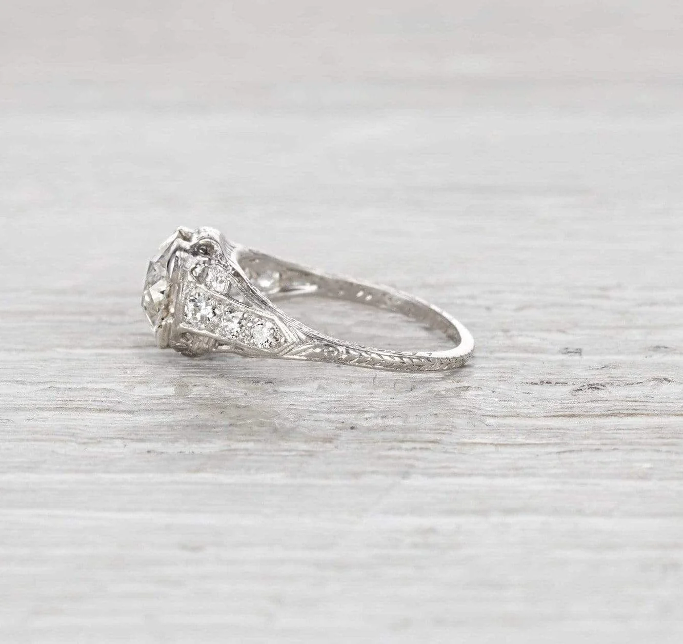 1.90 Carat Edwardian Engagement Ring - Image 3